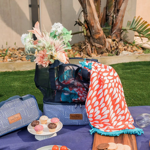 Lazy Dayz Insulated Cooler Tote Makena