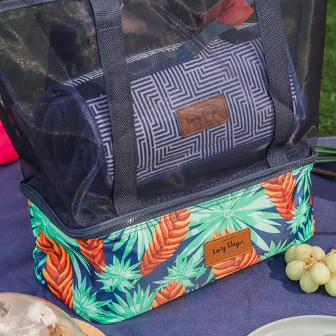 Lazy Dayz Insulated Cooler Tote Mossman