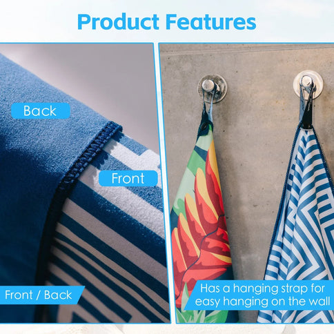 Lazy Dayz Quick Drying Sand Free Beach Towel