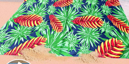 Lazy Dayz Quick Drying Sand Free Beach Towel - Makena