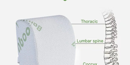 Bamboo Memory Foam Lumbar Support Cushion