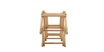 Bamboo Foldable Wine Bottle Holder