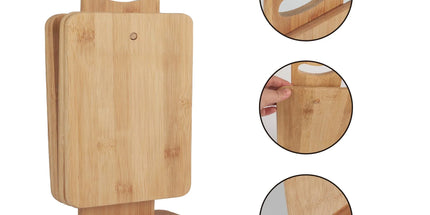 4 Pcs Chopping Block Set With Display