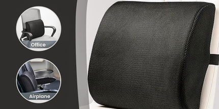 Bamboo Memory Foam Lumbar Support Cushion