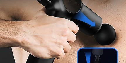 Remology Impact Therapy 7 Adaptive Speed USB-C Fascial Massage Gun with 4 Heads