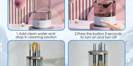 MAKEUP BRUSH CLEANING AND DRYING ALL-IN-ONE MACHINE