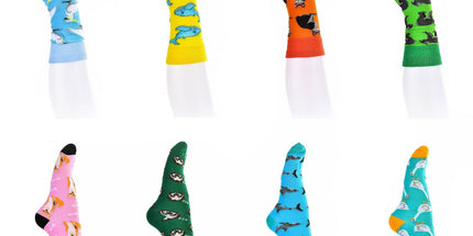 8 Pairs Fashion Novelty Funny  Socks one Size 5-13 Men  Socks  Women  Socks #1