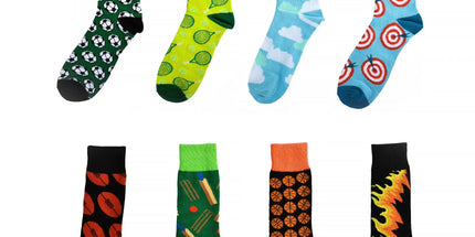 8 Pairs Fashion Novelty Funny  Socks one Size 5-13 Men  Socks  Women  Socks #4