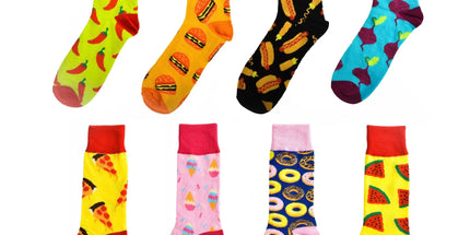 8 Pairs Fashion Novelty Funny  Socks one Size 5-13 Men  Socks  Women  Socks #5