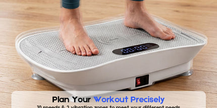 Vibration Plate Exercise Machine, Whole Body Shake Plate with LED Touch Screen & Bluetooth Speaker, Multi-Speed Fitness Platform Tyack eCommerce Solutions