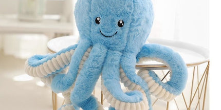 Large Stuffed Octopus Doll 18cm Children's Gift Compatible with Birthdays Christmas