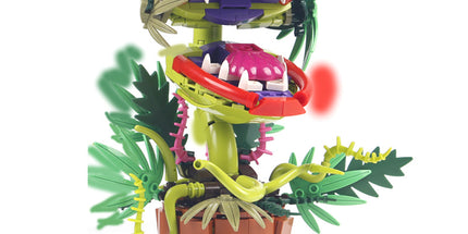 322PCS Horrous Audrey The 2 Piranha Plant Cannibal Flower Building Toys Model ,Unique Cannibal Flowers Monster Christmas DIY Decor,A Great Decorative Toy for 6+