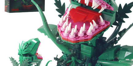 Audrey 2 Piranha Plant Building Toys Sets, Little Shop of Horrors Flowers Cannibal with  Building Blocks, Gift for TV Fans Halloween Christmas Kids Ages 8+