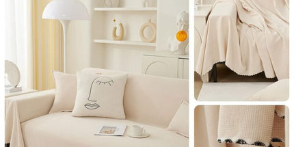 Stretch Sofa Cover Sofa Towel Decoration Universal Four Seasons Woven Sofa Towel Sofa Protector For Home Pets Kids 180