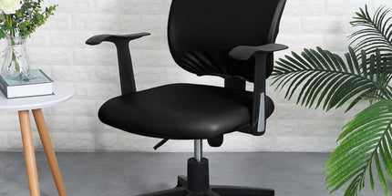 Pu Office Chair Cover Removable Stretch Armchair Cover Swivel Chair Protector Waterproof Oilproof For Banquet Home,