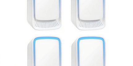 Air Purifier - Pack of 4 Plug-in Negative Ion Air Purifiers - Negative Ion Air Purifier - Home Air Purifier - Negative Ion Air Purifier - Deodorizer - Ionizer - Wit