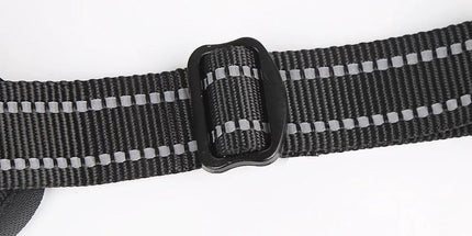 Nixnix - Dog Harness - Size L - Anti-Trek Harness - Dog Harness - Y-Shaped Dog Harness - Reflective - Black