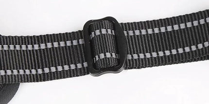 Nixnix - Dog Harness - Size L - Anti-Trek Harness - Dog Harness - Y-Shaped Dog Harness - Reflective - Black