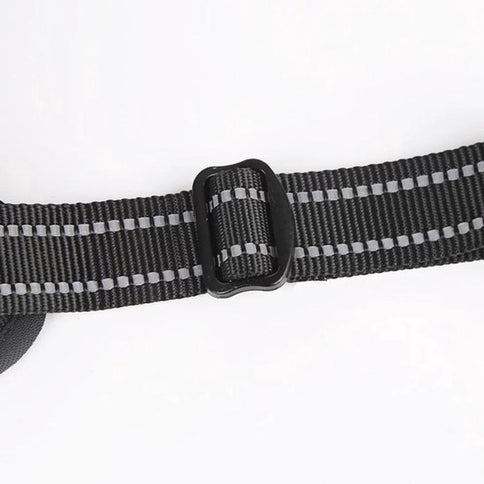 Nixnix - Dog Harness - Size L - Anti-Trek Harness - Dog Harness - Y-Shaped Dog Harness - Reflective - Black