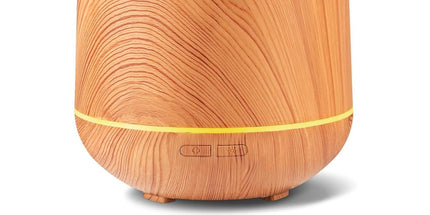 Humidifiers - Aromatherapy Humidifier - 300ml Diffuser - Air Humidifier - Room Humidifier - 7-Color LED - Light and Automatic Shut-Off - Essential Oil Diffuser for Home and Office (Light Color)