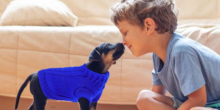 Dog Coat - Dog Sweater - Small Dog Sweater - Warm Dog Coat - Warm Puppy Sweater - Thick Knit Winter Sweater - Soft Roll Neck Sweater - Perfect for Small Dogs and Puppies - Christmas - XL