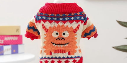 Dog Coat - Dog Sweater - Sweater for Small Dogs - Dog Sweater - Winter Knitted Sweater - Warm and Lightweight Cat Sweater - Perfect for Chihuahuas - Holidays - Christmas Decorations - Christmas - Size L