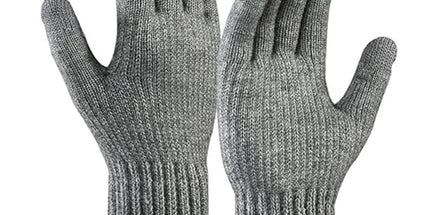Winter Gloves - Men's Gloves - Warm Winter Gloves - Thick Unisex Gloves - Women's Gloves - Thermal Wool - Knitted Touchscreen Gloves - Perfect for Motorcycling - Outdoor Work - Sports - Christmas - Christmas Gift
