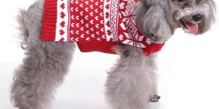 Dog Sweater - Christmas Dog Sweaters - Sleeveless Dog Sweaters - Dog Coat - Warm Autumn and Winter Puppy Sweater - Ugly Sweater - Perfect for Small Dogs - Dog - Medium - New Year's Holidays - S