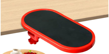 Ergonomic desk with armrests - Wrist rest - Adjustable wrist rest for computer and laptop - Comfortable and universal - Shoulder and wrist relief - For home and office - Red