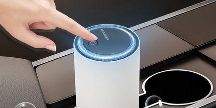 Air purifier - Negative ion air purifier - Air purifier for the home - Rooms up to 20 m² - Negative ion air purifier - Deodorizer - Ionizer - Wit