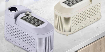 Portable Ice Machine Fast Ice Production in 10-15 Minutes Energy-Efficient Small Ice Maker with Low Noise Level for Home and Car Use, Purple