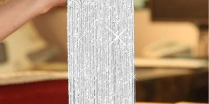 Fringe Door Curtain Wall Panel Room Divider for Home Patio Bedroom Cafe, 1 x 2 m