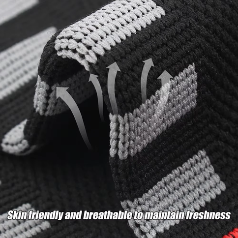 Compression Shoulder Support Breathable Fabric Rotator Cuff Men Women(Red)