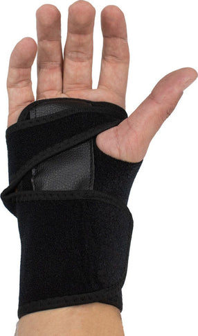 Right-Hand Wrist Brace with Built-In Splint, Adjustable Black Carpal Tunnel Support