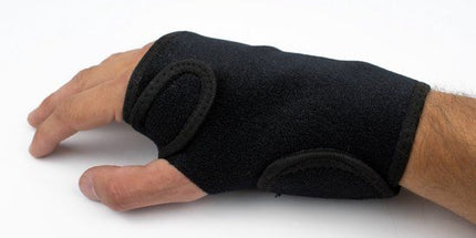 Right-Hand Wrist Brace with Built-In Splint, Adjustable Black Carpal Tunnel Support