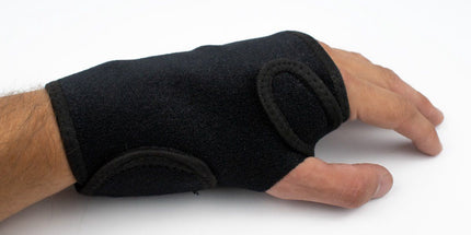 2-Piece Left and Right Wrist Brace Set with Built-In Splints, Adjustable Black Carpal Tunnel Supports