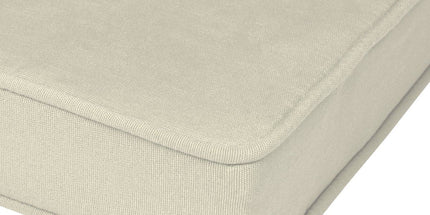 4-Pack Cream Tie-On Chair Seat Cushions with Removable Covers, 45 x 40 cm