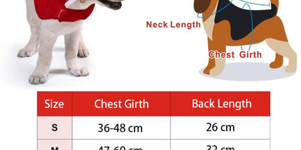 Dog Costume Christmas - Christmas Clothing For Dog/Cat - Christmas Outfit For Puppies - Hooded Dog Christmas Suit - Dog Christmas Clothing - Funny Dog Christmas Costume - Size XXL - Dog Fancy Dress Costumes - Dog Clothing - Pet Christmas Costume - Christm