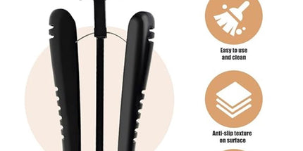 Boot Trees - 2 Pieces - boot trees - Adjustable Shoe Stretcher - Boot Holder Riding Boots - boot stretcher - Stretcher - Women's Boot - Shoe Shaper - knee-high boot trees - shaping insoles - Black
