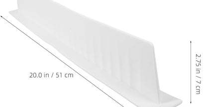Silicone Sink Splash Guard: Splatter Guard Detachable Kitchen Sink Baffle Board Splash Protector for Restaurant Bathroom Home Kitchen