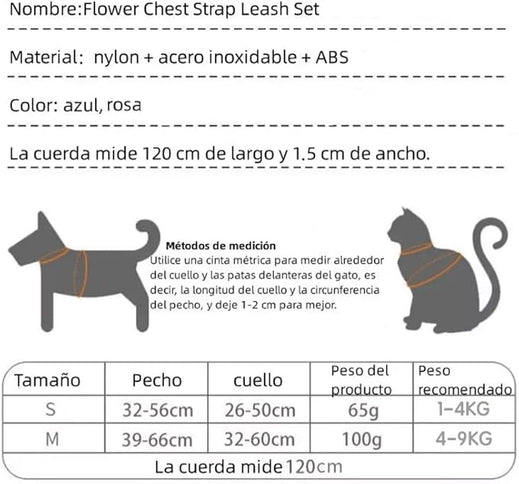 Dog Harness - Dog Harness - Dog Harness for Small Dogs - Anti-Pull Harness - Y-Shaped Harness - Pet Harness - Cat Escape Harness - Adjustable Harness for Small and Medium Dogs (Blue, Size M)