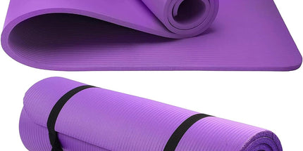 Yoga Mat - Unisex - Non-slip Thick Foam Fitness Exercise Mat - With Portable Strap - Lightweight Home Fitness Equipment - Suitable for Yoga, Pilates, Stretching, Gymnastics Training and Camping
