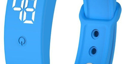 Vibration Alarm Reminder Watch with Silent Wrist Alerts and 10 Time Reminders for Medication, Meals and Daily Schedules, Blue