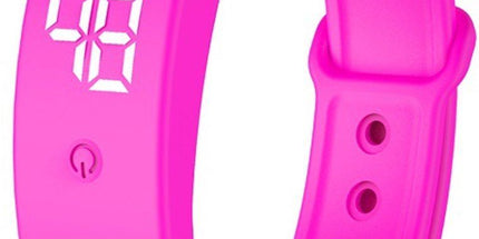 Vibration Alarm Reminder Watch with Silent Wrist Alerts and 10 Time Reminders for Medication, Meals and Daily Schedules, Pink