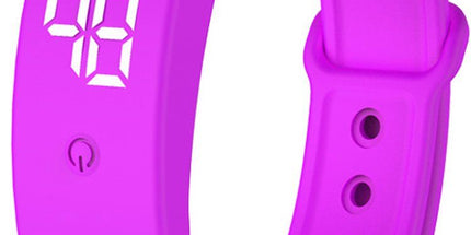 Vibration Alarm Reminder Watch with Silent Wrist Alerts and 10 Time Reminders for Medication, Meals and Daily Schedules, Purple