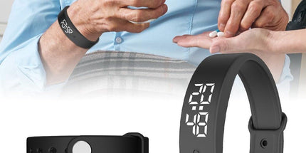 Vibration Alarm Reminder Watch with Silent Wrist Alerts and 10 Time Reminders for Medication, Meals and Daily Schedules, Green