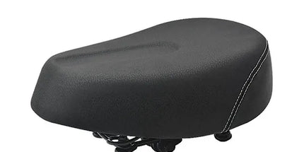 Electric Bicycle Saddle Expansion Four Springs Seat Padded Electric Bicycle Tricycle Scooter Seat Riding, automotive replacement use, Black Color