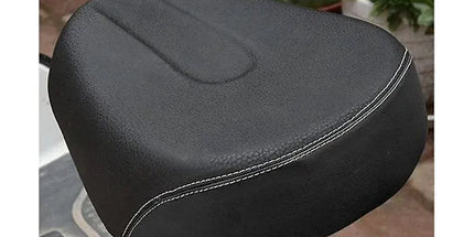 Electric Bicycle Saddle Expansion Four Springs Seat Padded Electric Bicycle Tricycle Scooter Seat Riding, automotive replacement use, Black Color
