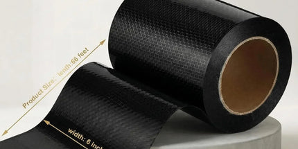 RV Underbelly Tape, Corrugated Waterproof Thick Adhesive Patch for Camper Travel Trailer Mobile Home Repair, Black 6 Inch x 66 Feet, 2 Pack