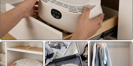 Portable Mini Clothes Dryer, Foldable Electric Drying Cabinet with PTC Heating, 3D Airflow and Timer for Home, Apartment and Travel